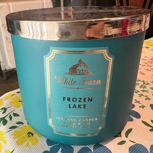 *SOLD* Frozen Lake 3-wick candle Bath & body Works